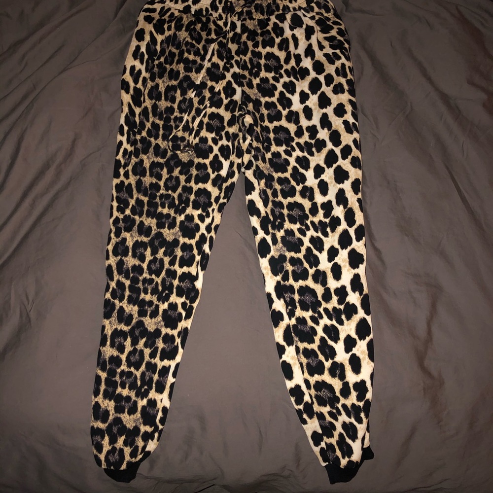 ZARA- Cheetah Print Joggers